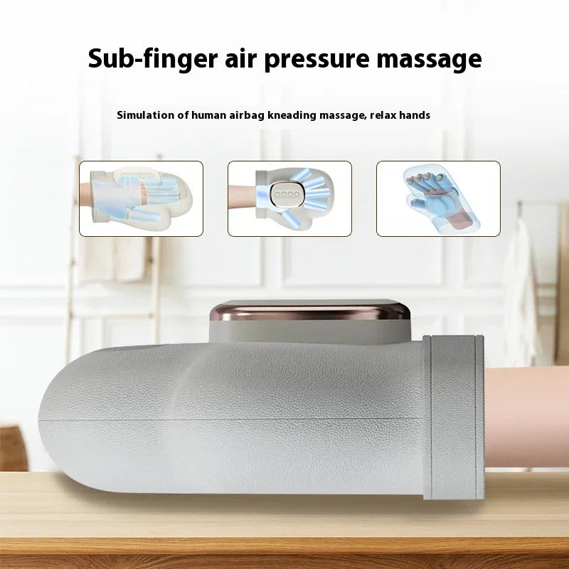 New Electric Hand Massager with Constant Temperature Hot Compress, Finger Joint Kneading, Pushing and Pressing, Hand Massager